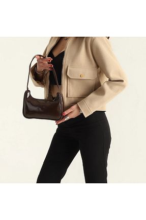 کیف دستی قهوه ای زنانه ابعاد کوچک shop - کد 898260988