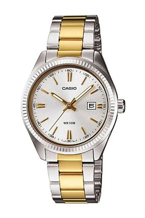 ساعت مچی طلائی زنانه 26-30 میلی متر Casio - کد 834817209