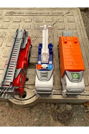 ماشین آلات راهسازی و کامیون اسباب بازی u-toys - کد 376380229