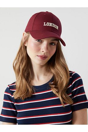 کلاه زرشکی زنانه LC Waikiki - کد 903596623