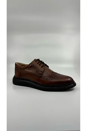 کفش کلاسیک قهوه ای مردانه چرم خالص Greyybull Shoes - کد 903598668