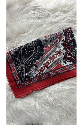 شال زرشکی زنانه پنبه ای Helyabutik - کد 901746312