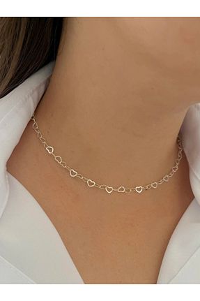 گردنبند نقره سفید زنانه 925 عیار bymissmücevherat - کد 903616693