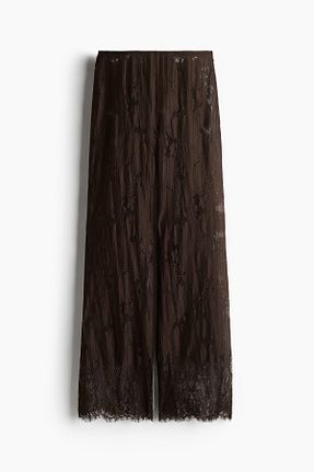 شلوار قهوه ای زنانه فاق نرمال H&M - کد 903628389