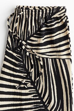 شلوار مشکی زنانه کتان H&M - کد 903627447