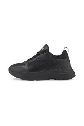 کفش اسنیکر مشکی زنانه چرم اصل Puma - کد 347168136