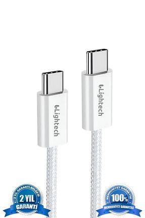 کابل شارژر سفید lightech - کد 896993610