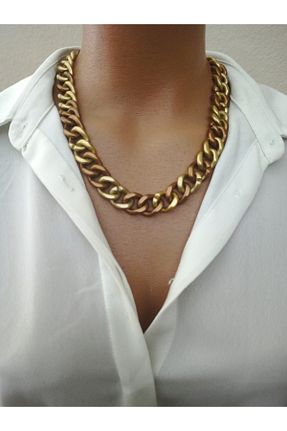 گردنبند جواهر زرد زنانه اکریلیک sondonfashion - کد 903697510