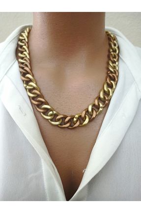 گردنبند جواهر زرد زنانه اکریلیک sondonfashion - کد 903697510
