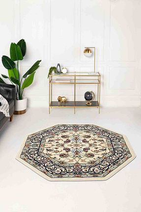 فرش بژ قابل شستشو Angorahome - کد 331359053
