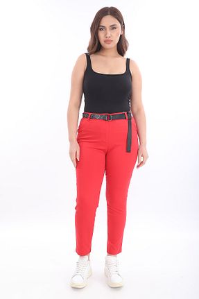 شلوار قرمز زنانه ویسکون EXİTLİNE - کد 903743466