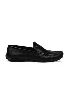 کفش لوفر مشکی مردانه چرم خالص Pierre Cardin - کد 904923497