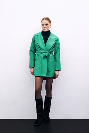 کت سبز زنانه رگولار Sateen - کد 903748712
