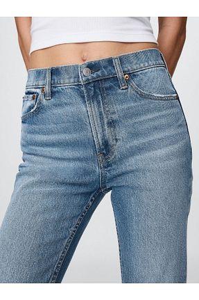شلوار جین آبی زنانه پاچه لوله تفنگی GAP - کد 788440283