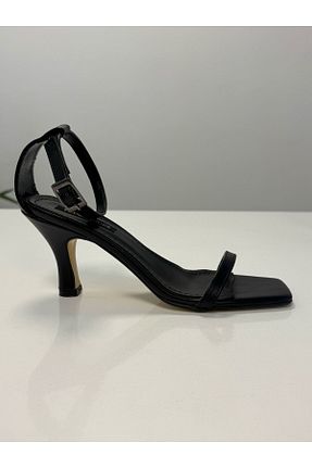 کفش استایلیتو مشکی پاشنه نازک TUUBA SHOES - کد 903775509