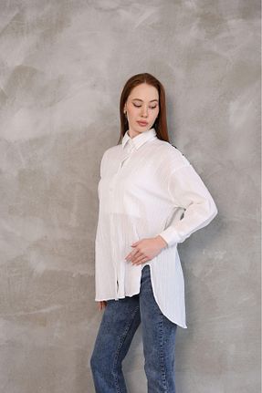 تونیک سفید زنانه بافتنی trendhazan - کد 904931931