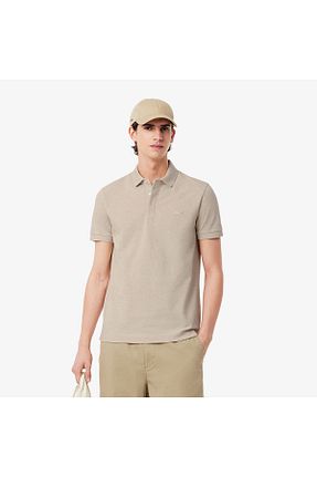 پولوشرت طوسی مردانه رگولار Lacoste - کد 903773917