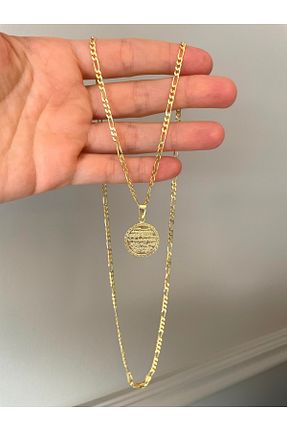 گردنبند نقره زرد زنانه 925 عیار emy by emel luxury silver jewelry - کد 903760078