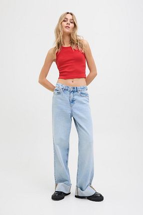 بلوز قرمز زنانه ساده Jack & Jones - کد 904938698