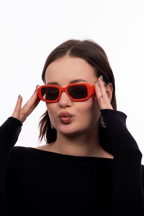 عینک آفتابی نارنجی زنانه UV400 GlimmerGroove - کد 903760847