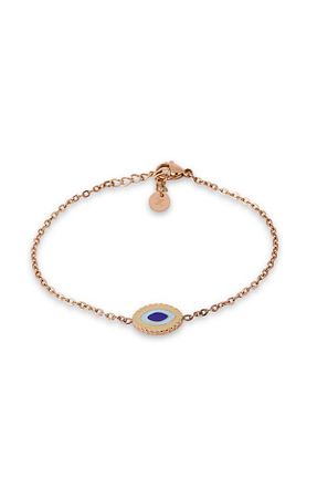 دستبند استیل (فولاد) طلائی زنانه استیل (فولاد) Daniel Klein - کد 791875595