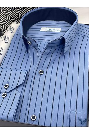 پیراهن آبی مردانه Relaxed Fitmens - کد 761956208