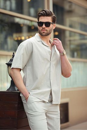 شلوارک و برمودا سبز مردانه Straight Madmext - کد 903778024