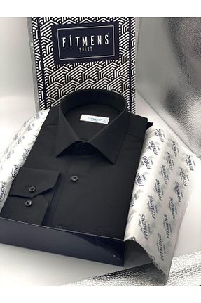 پیراهن مشکی مردانه Relaxed Fitmens - کد 308463861