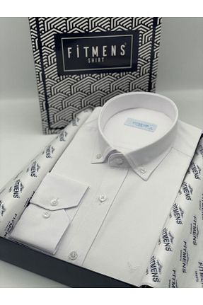 پیراهن سفید مردانه Relaxed Fitmens - کد 782353164