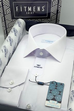 پیراهن سفید مردانه Relaxed Fitmens - کد 378766614