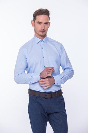 پیراهن سرمه ای مردانه Relaxed Fitmens - کد 305439707