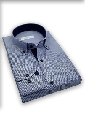 پیراهن آبی مردانه Relaxed Fitmens - کد 378792007