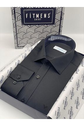 پیراهن مشکی مردانه Relaxed Fitmens - کد 782239203