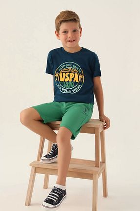 شلوارک و برمودا سرمه ای بچه گانه رگولار U.S. Polo Assn. - کد 804774651