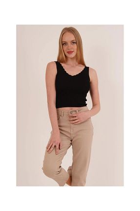 پلیور مشکی زنانه ساده Cotton Mood - کد 755336707