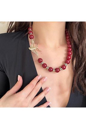 گردنبند جواهر رنگی زنانه منجق Alice İsstanbul - کد 903811763