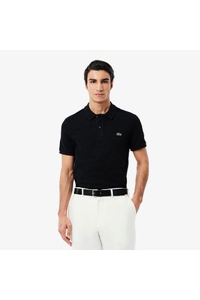 پولوشرت مشکی مردانه پنبه ای Lacoste - کد 3069266