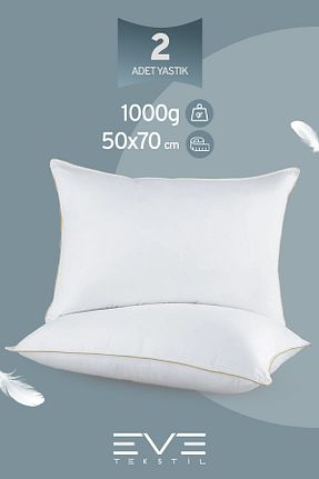 بالش سفید پلی استر Eve Tekstil - کد 51440200