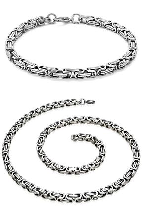 گردنبند استیل ( فولاد ) متالیک مردانه استیل (فولاد) Takı Dükkanı - کد 786127230