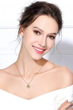 گردنبند استیل ( فولاد ) طلائی زنانه استیل ضد زنگ Takı Dükkanı - کد 822952371