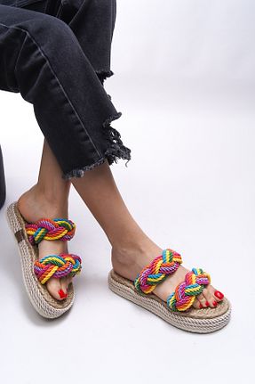 دمپائی بژ زنانه پارچه ای Riccon - کد 903820021