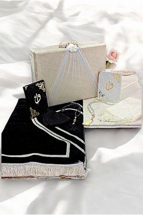 سجاده مشکی پنبه ای ihvanonline - کد 874962812