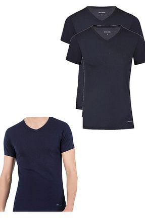 تیشرت سرمه ای مردانه رگولار Pierre Cardin - کد 903828453