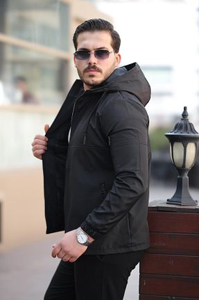 کاپشن مشکی مردانه اسلیم فیت ByTrend - کد 903820644