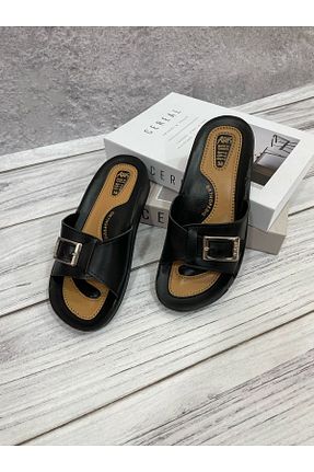 دمپائی مشکی زنانه پلی اورتان KARTER HOME - کد 903840226