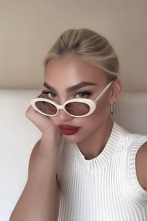عینک آفتابی قهوه ای زنانه 52 MACERATİ - کد 903837799