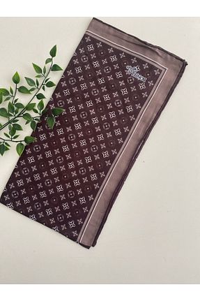روسری قهوه ای پنبه ای Bonjela - کد 903833870