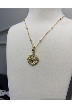 گردنبند استیل ( فولاد ) زرد زنانه استیل (فولاد) Store - کد 903835723