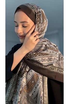 شال مشکی زنانه پنبه ای Helyabutik - کد 901755568