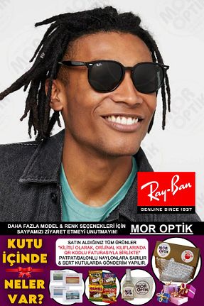 عینک آفتابی مشکی زنانه 54 Ray-Ban - کد 903880504